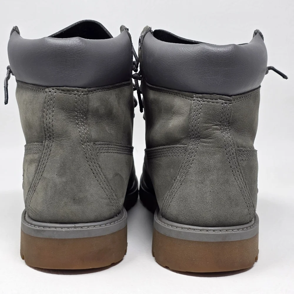 Timberland 6” Premium Waterproof 200G Insulated Boots Olive A0330 Boys US Size 7